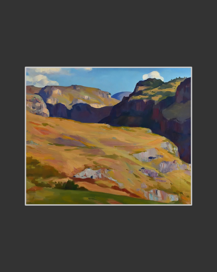 Scene from Orgov54 x 65 cm, Oil on Canvas, 1960-1962