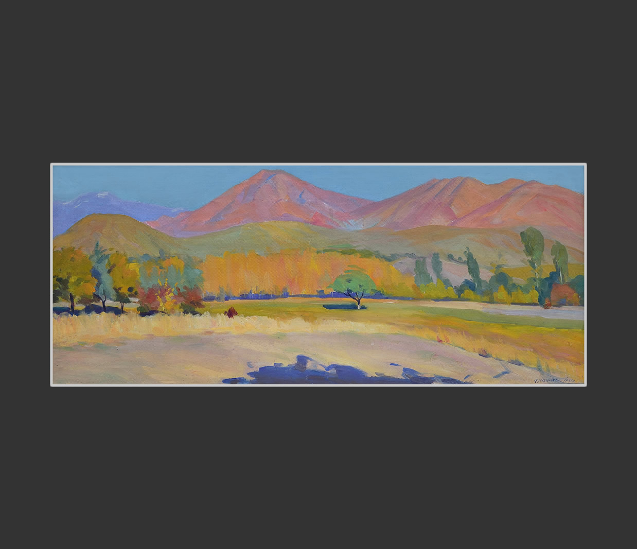 Autumn in Armenia43 x 102 cmm Oil on Canvas, 1961