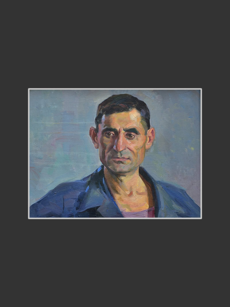 Портрет Гегамяна45 х 61 см, холст, масло, 1960, Национальная галерея Армении