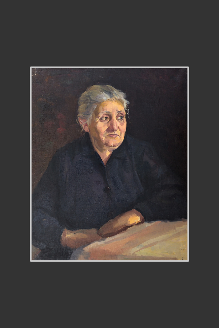 Портрет матери63 x 51 см, холст, масло, 1960-1962