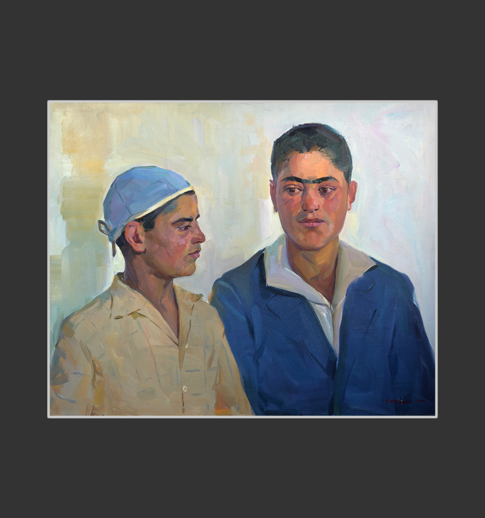 Братья65 х 80 см, холст, масло, 1962