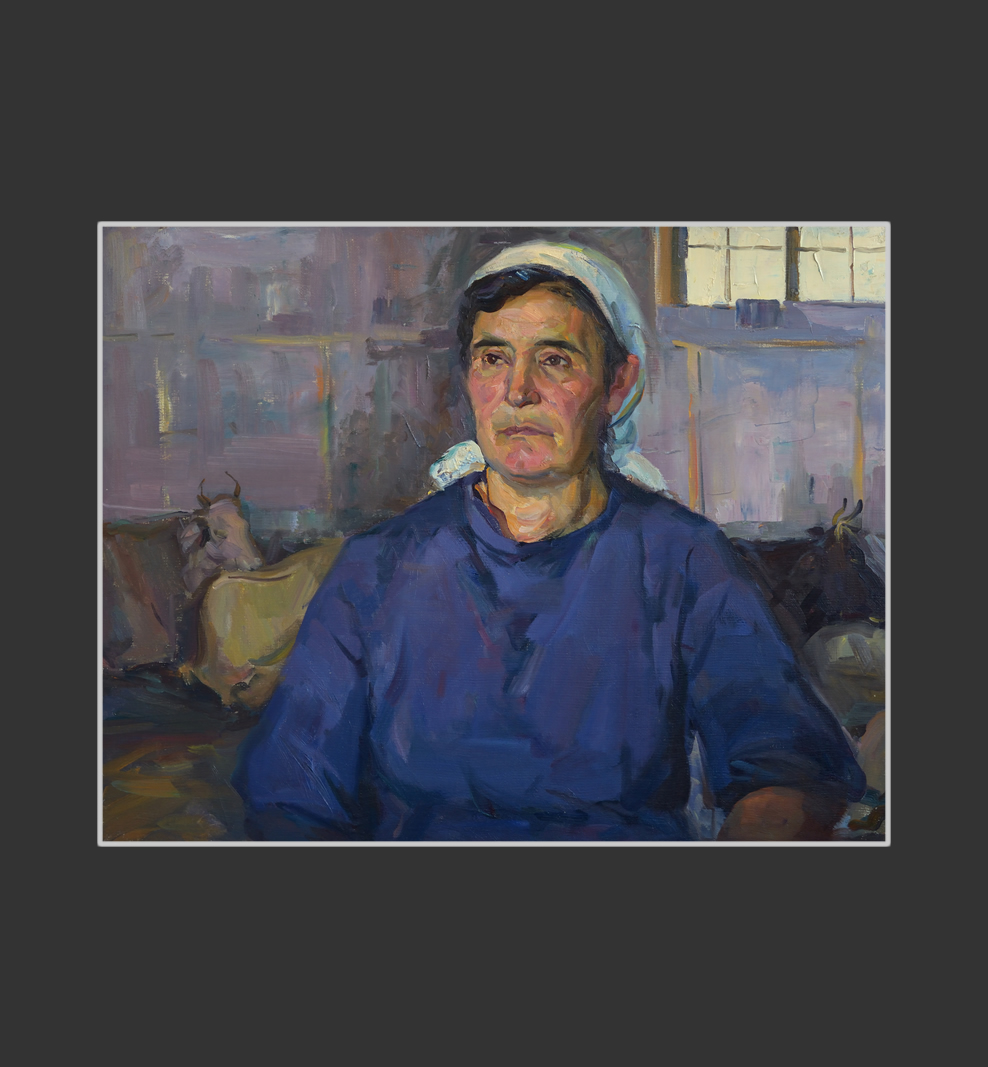 Портрет доярки62 х 79 см, холст, масло, 1965