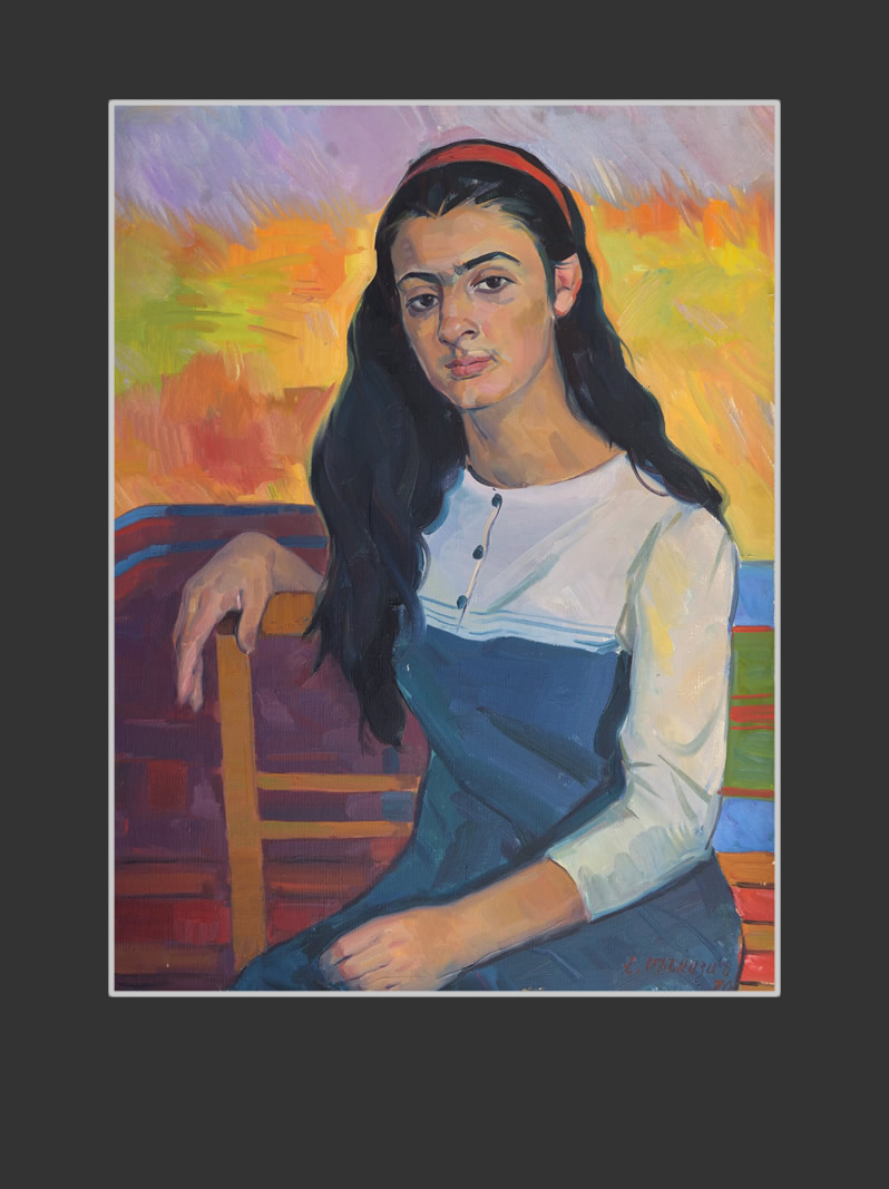 Портрет Сусанны80 x 60 см, холст, масло, 1970