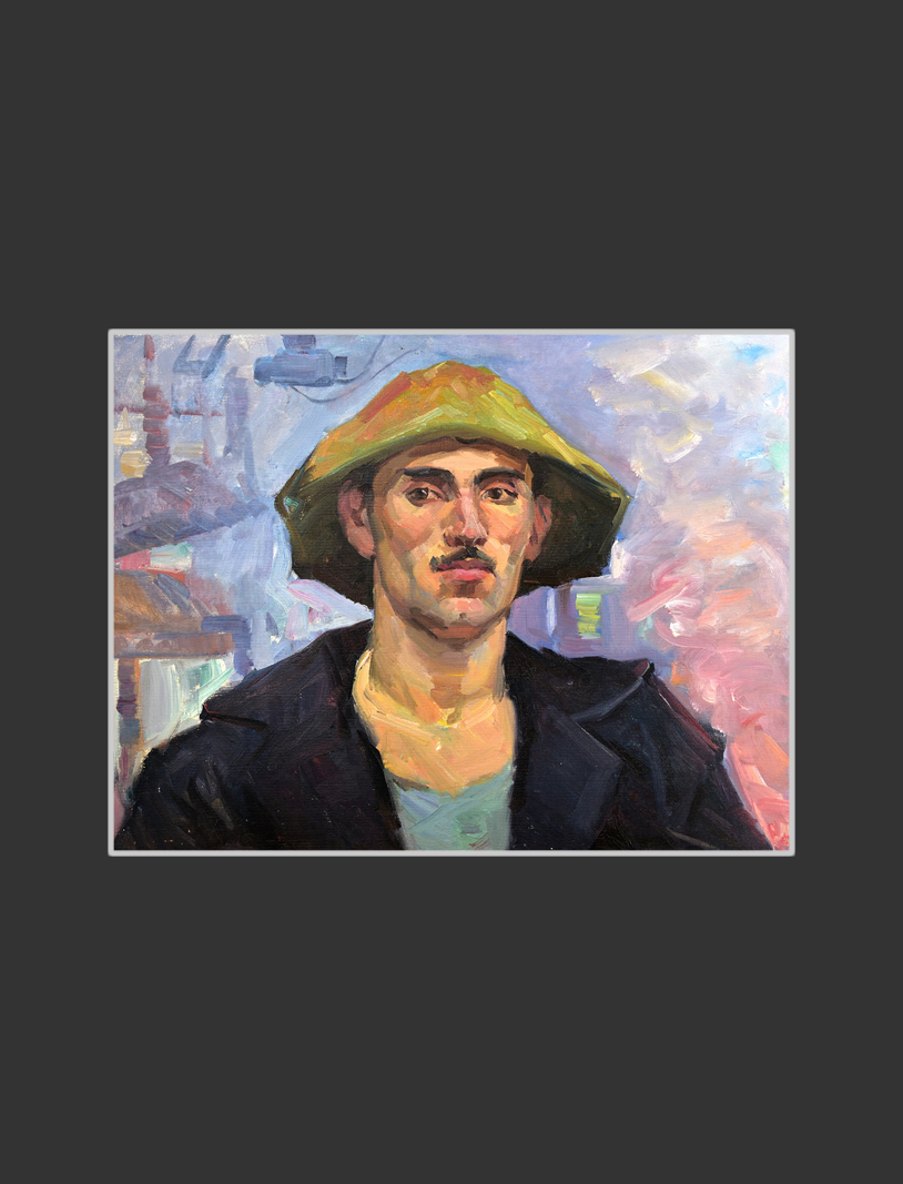 Портрет рабочего Алавердского комбината47 x 61 см, холст, масло, 1960