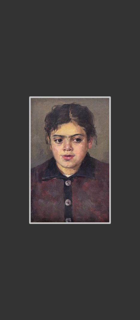 Портрет старшей дочери42 х 30 см, холст, масло, ок. 1955