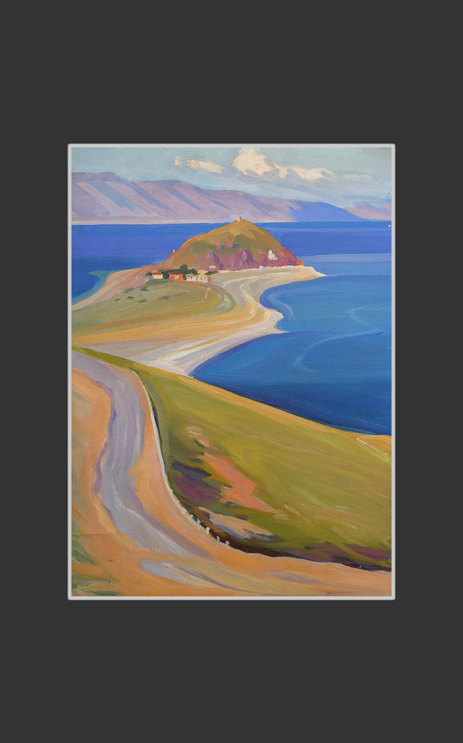 Sevan Peninsula65 x 47 cm, Oil on Canvas, 1965-1970