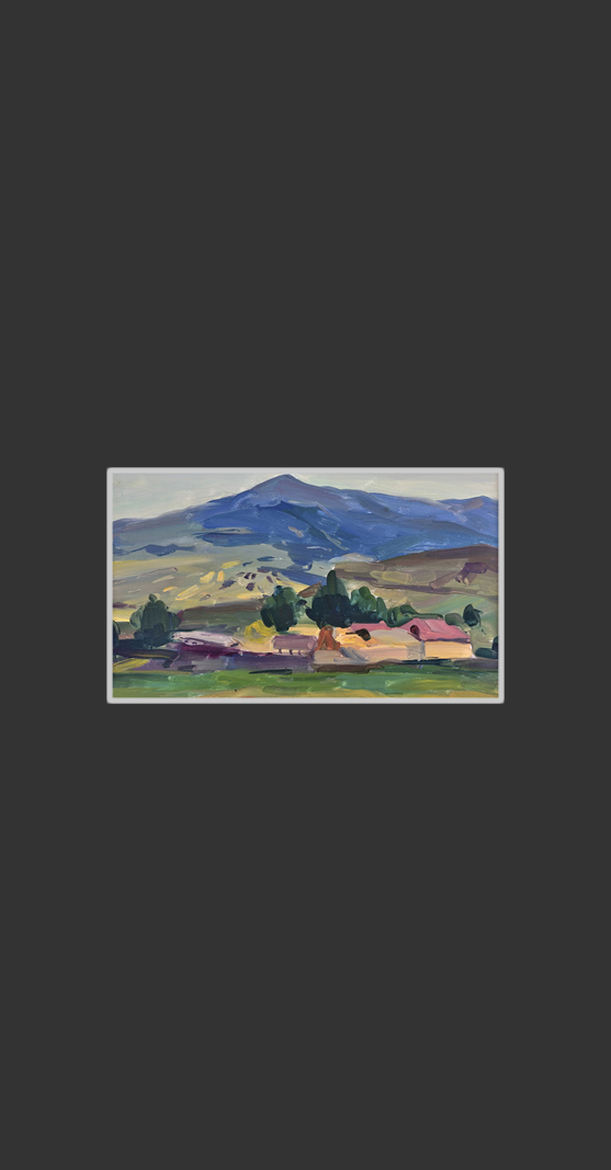 Sketch21 x 35 cm, Oil on Treated Cardboard, 1960-1965
