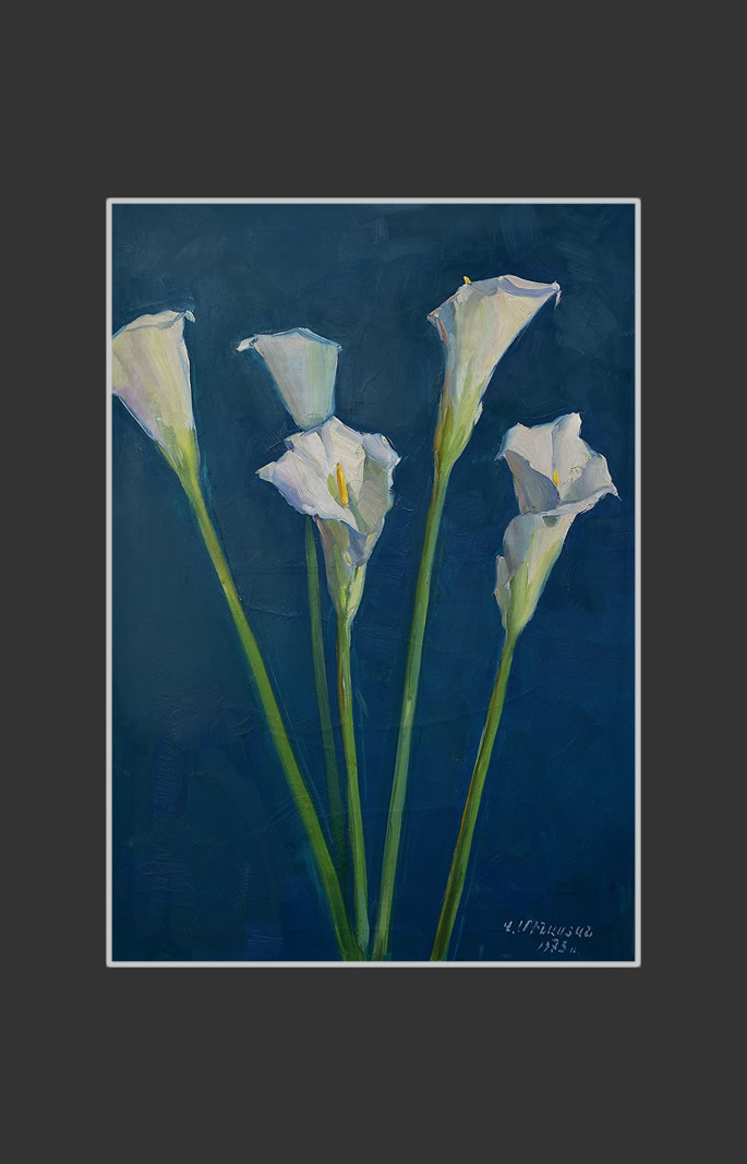 Callas70 x 50 cm, Oil on Canvas, 1973