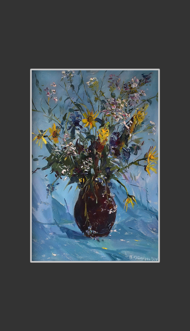 Wildflowers62 x 42 cm, Oil on Canvas, 1979